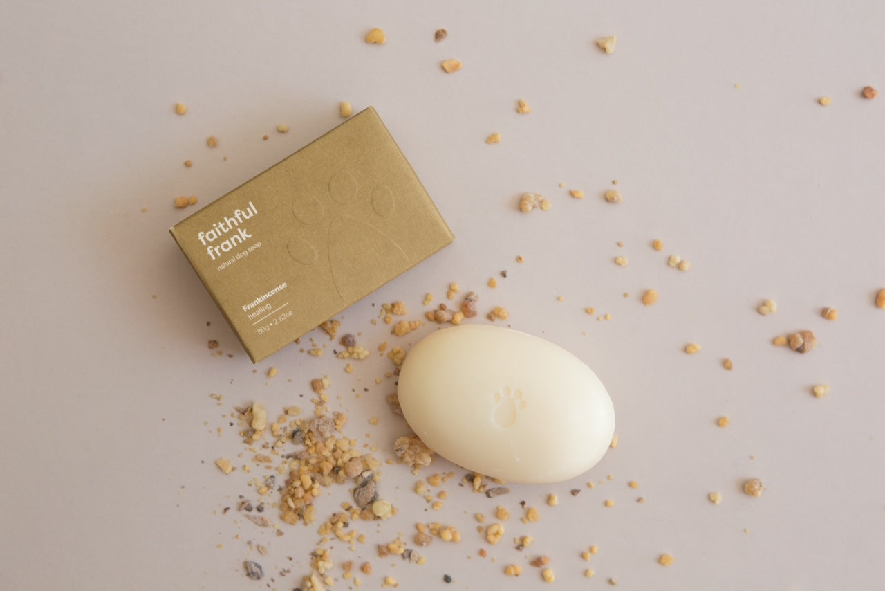Faithful Frank Natural Dog Soap - Frankincense Healing