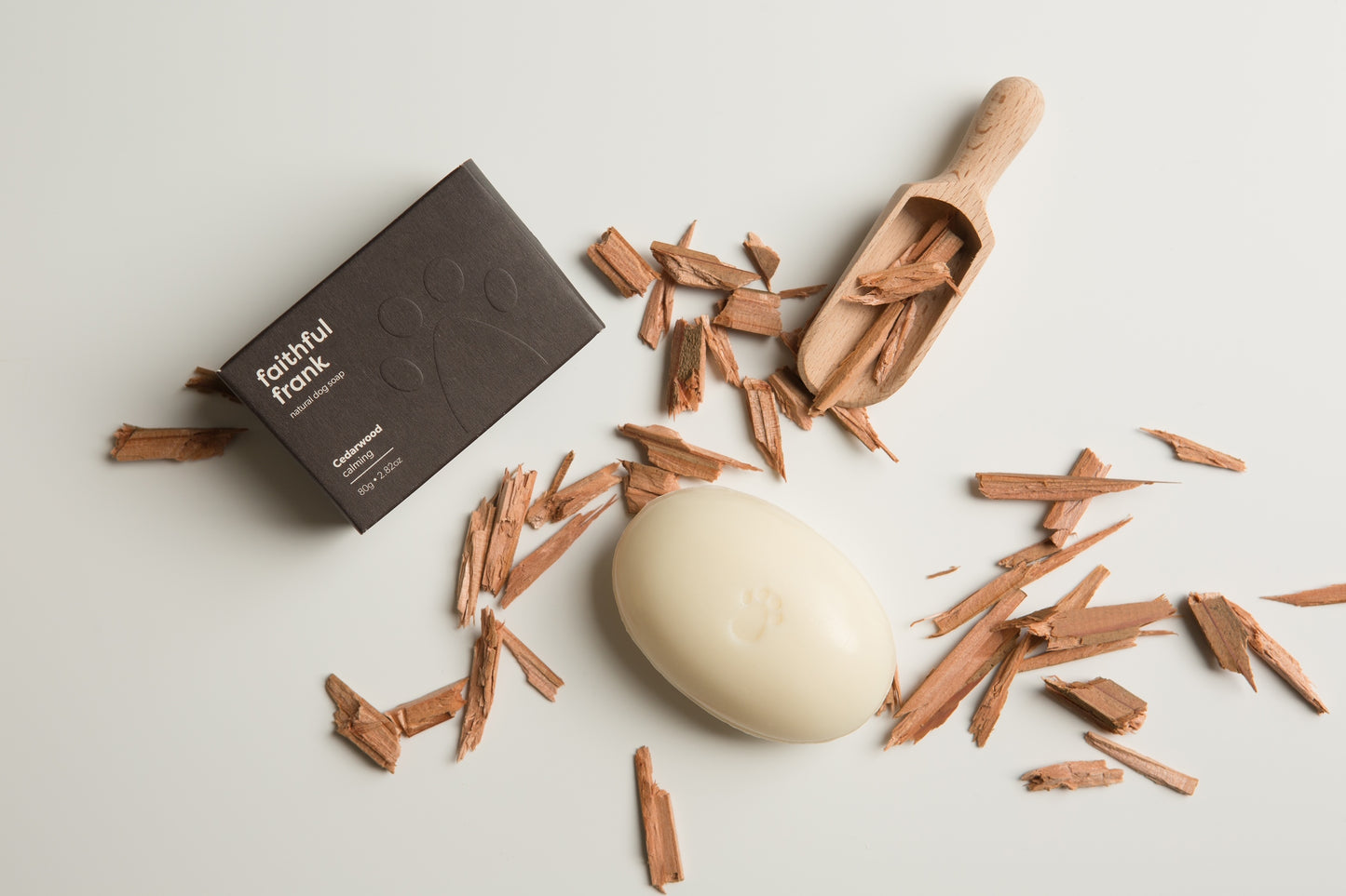 Faithful Frank Natural Dog Soap - Cedarwood Calming